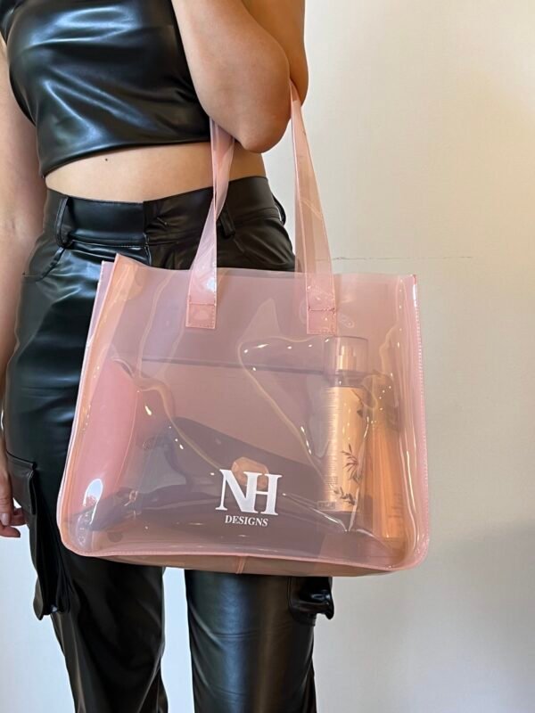 Transparent Tote Bag Pink