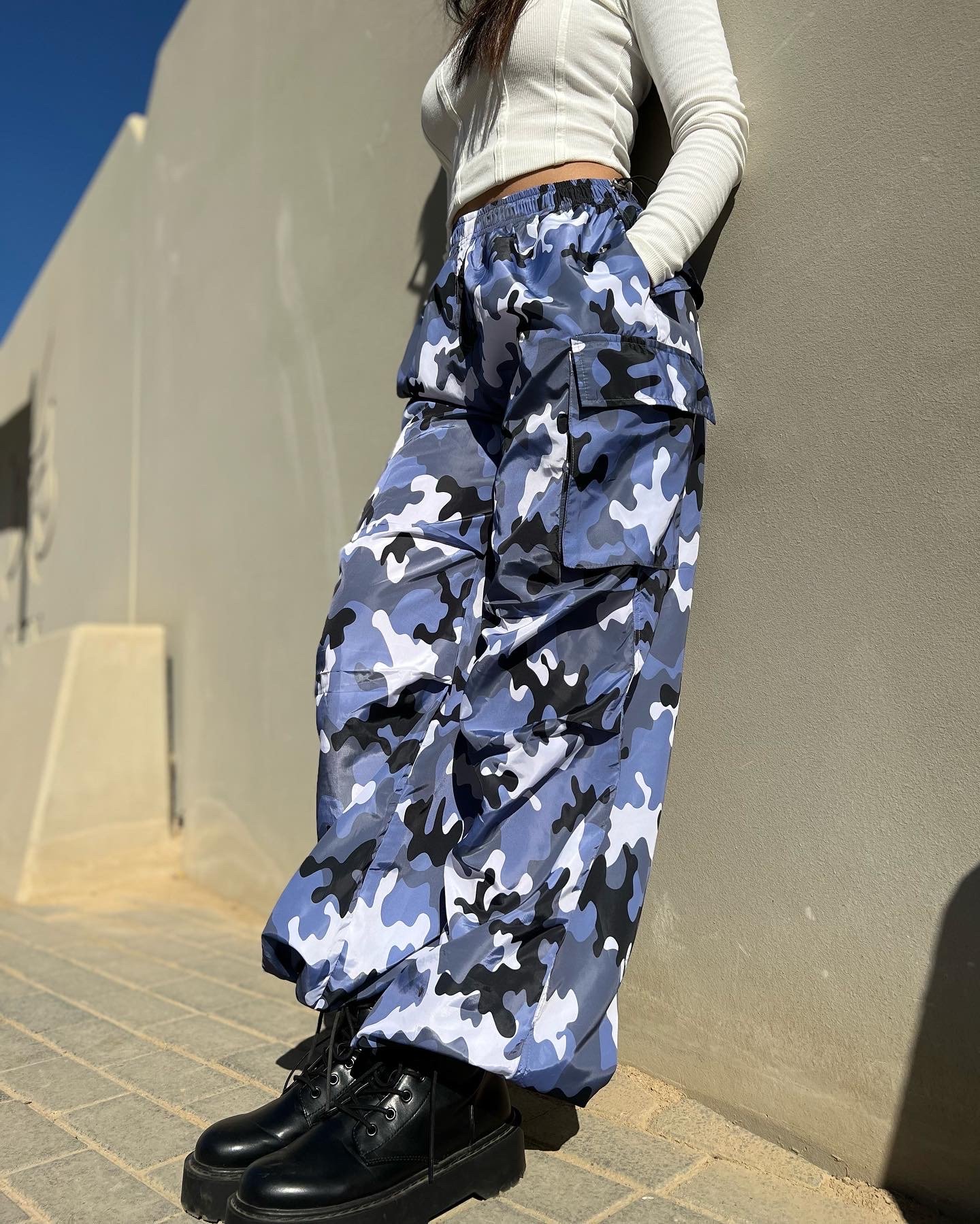 Camo Pants Blue - Image 6