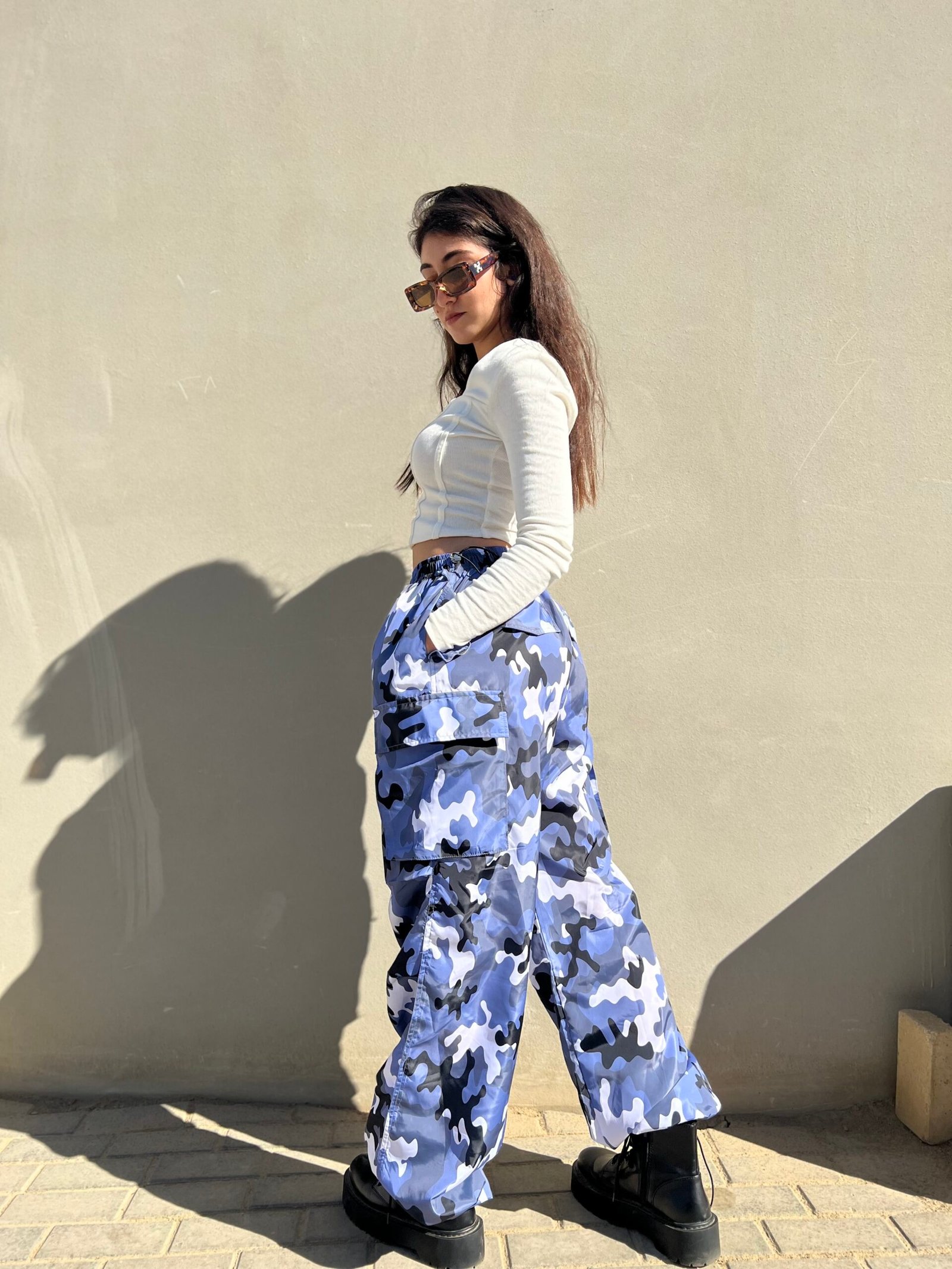 Camo Pants Blue - Image 2