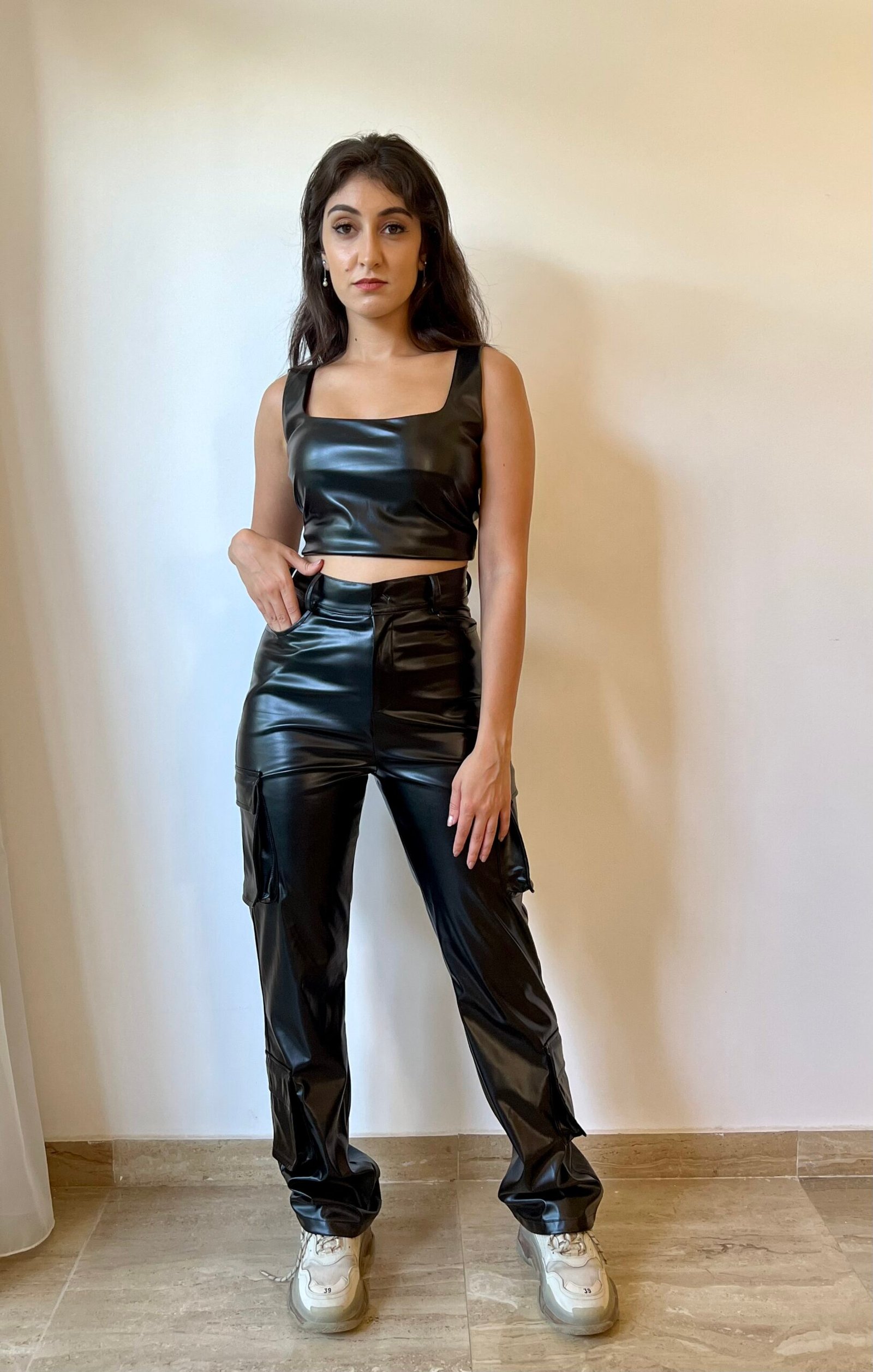 Leather Squared Top - Image 3