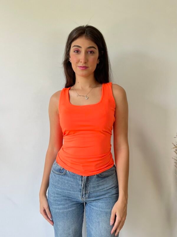 Basic Squared Top Orange
