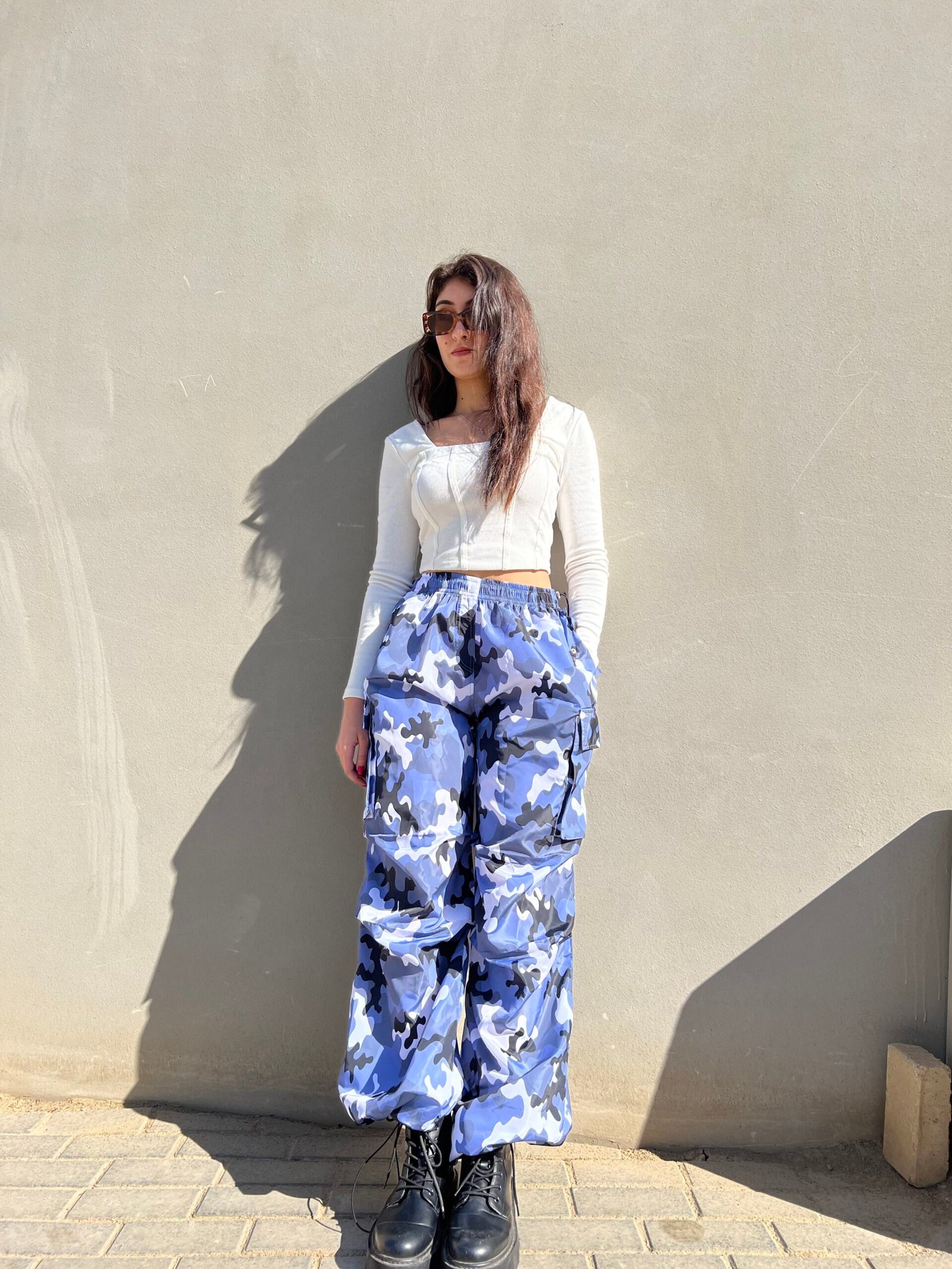 Camo Pants Blue - Image 4