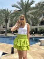 Ruffle skirt Lemon