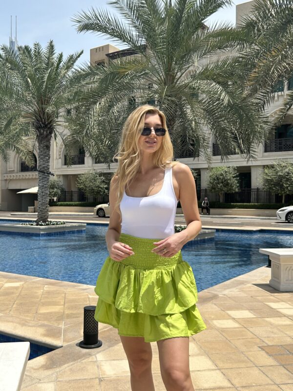 Ruffle skirt Lemon