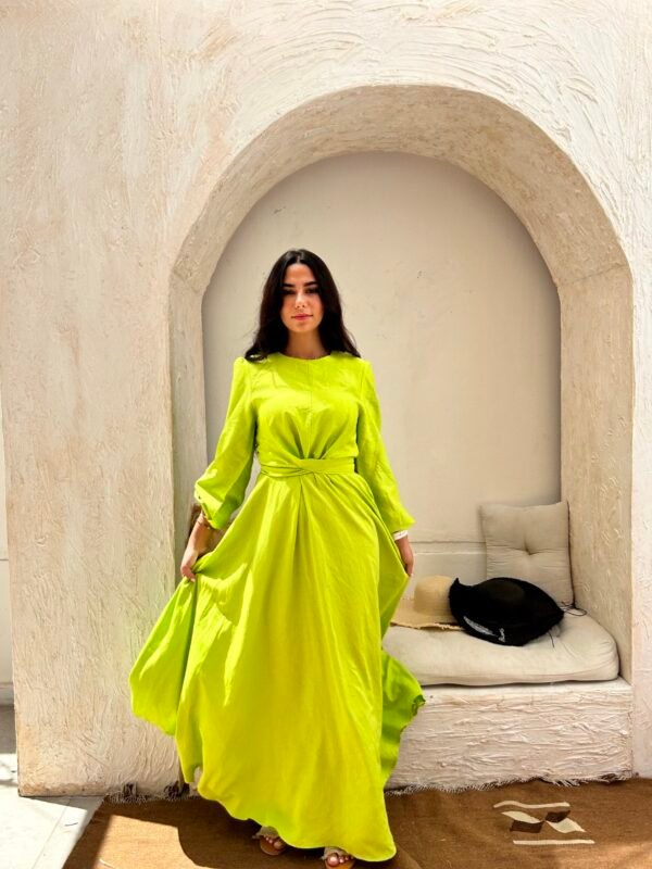 Waist Dress Lemon