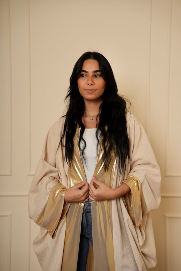 Gold & Beige kaftan - Image 5