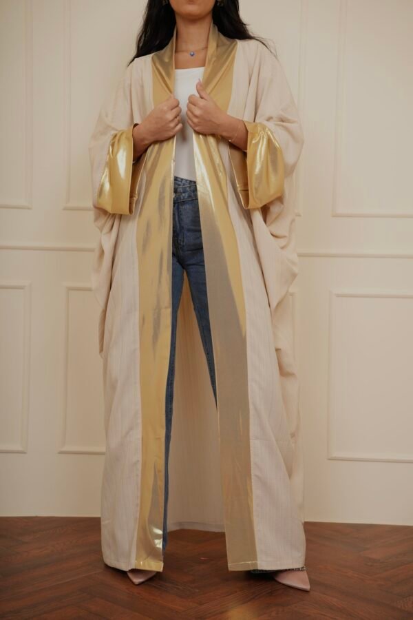 Gold & Beige kaftan - Image 8