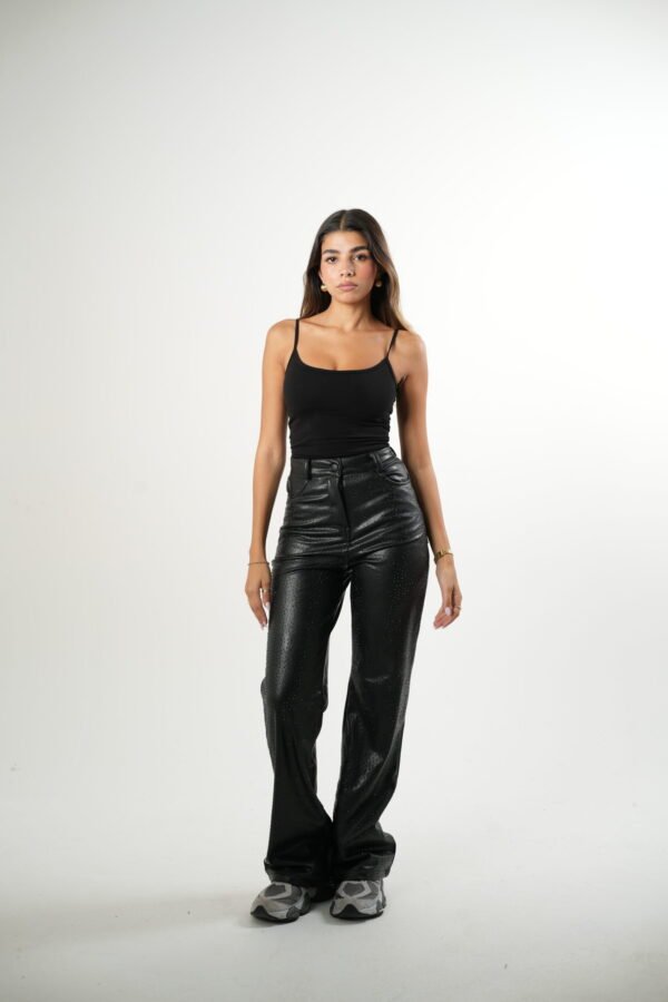 Sparkle leather pants - Image 2