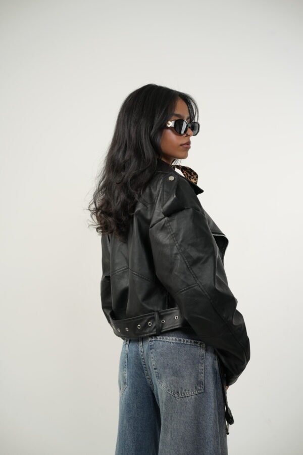 Black Leather jacket - Image 4