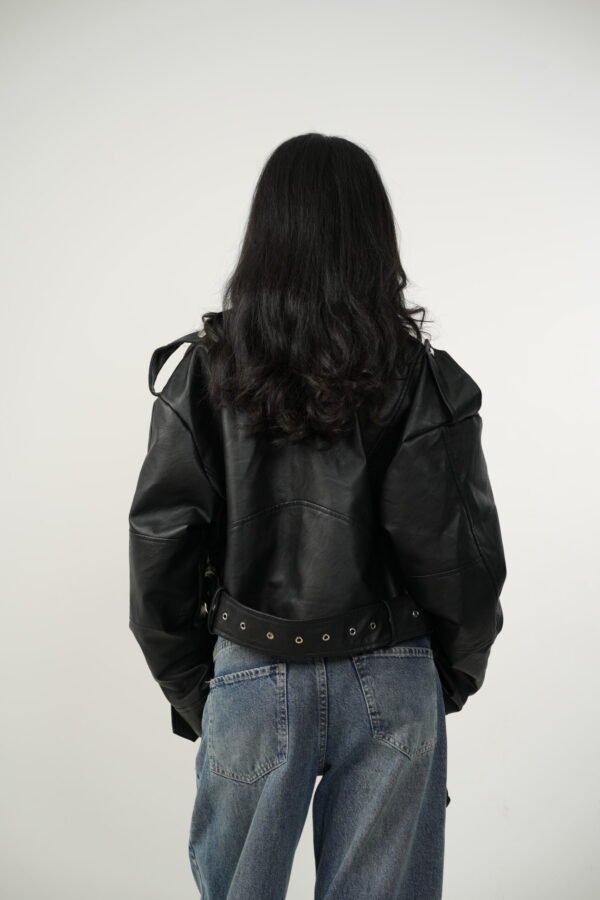 Black Leather jacket - Image 6