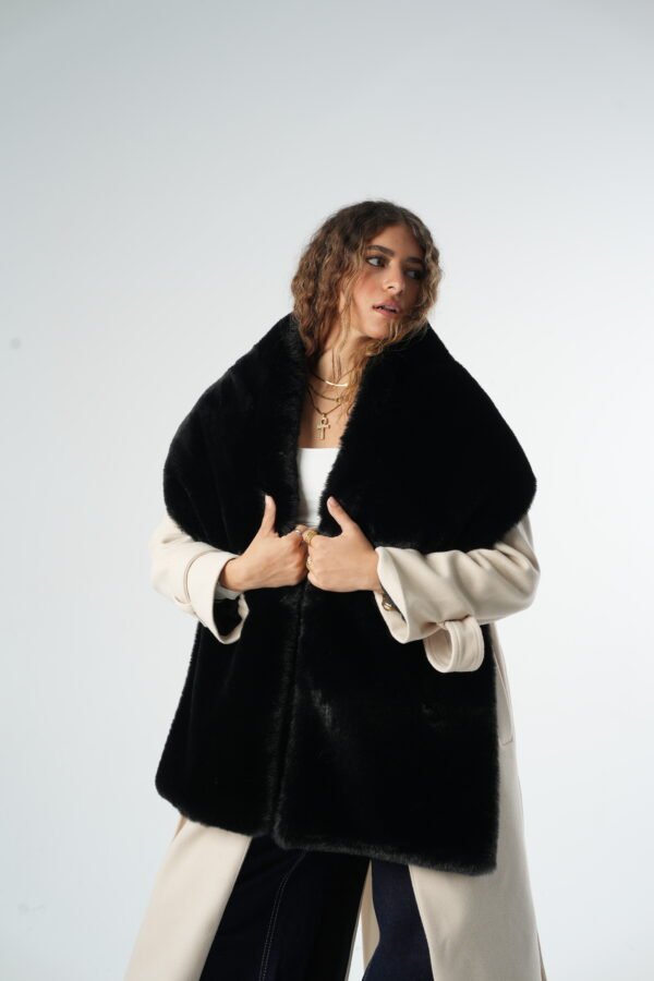 Faux Fur Shawl - Image 3