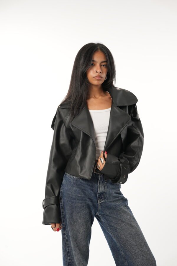 Black Leather jacket - Image 5