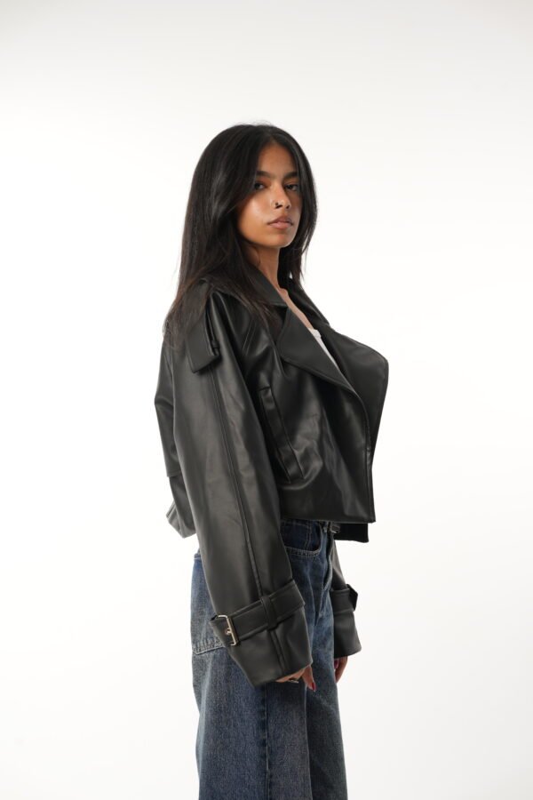 Black Leather jacket - Image 3