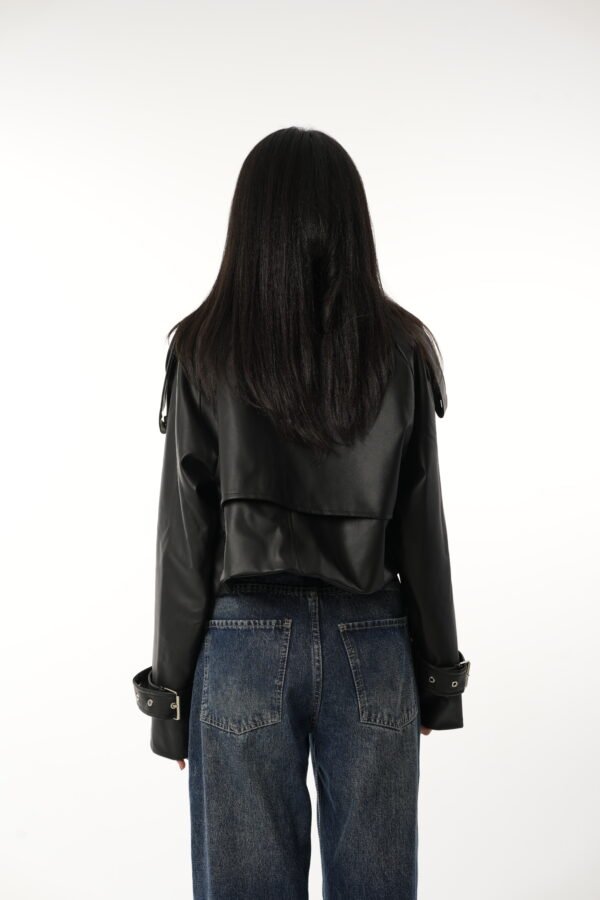 Black Leather jacket - Image 2