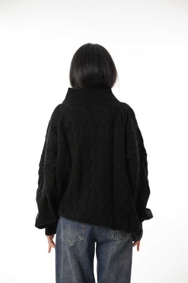 Braided Knit Pullover - Image 4