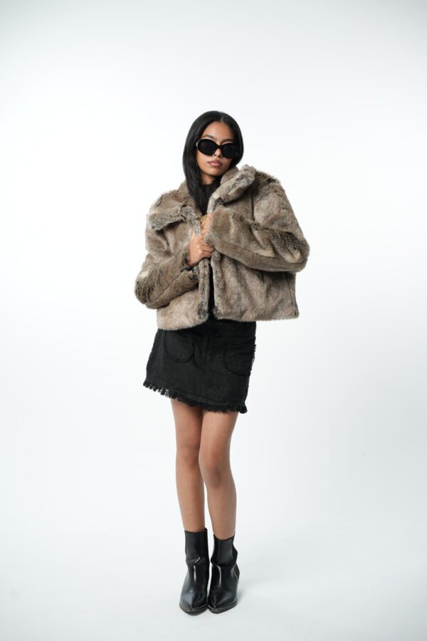 faux fur jacket - Image 6