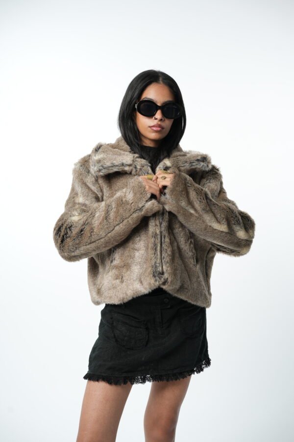 faux fur jacket - Image 3