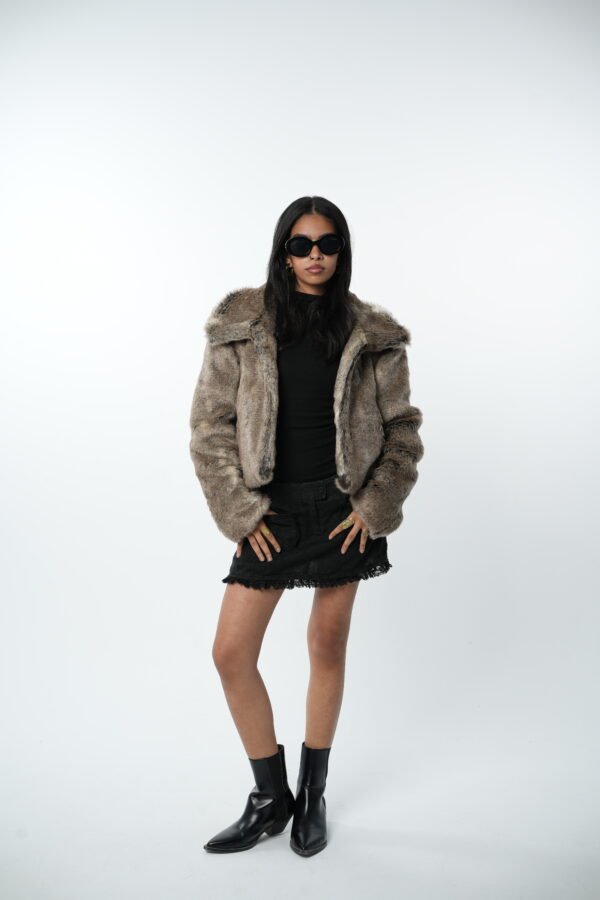 faux fur jacket - Image 4