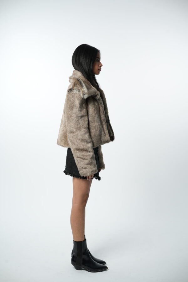 faux fur jacket - Image 5