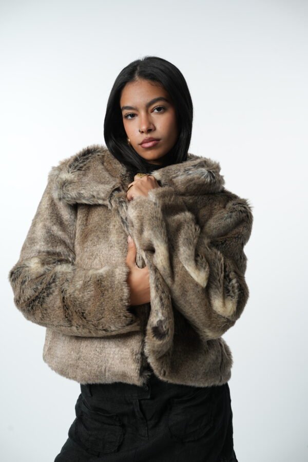 faux fur jacket - Image 11