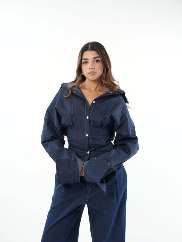 Light Jeans Corset Chemise