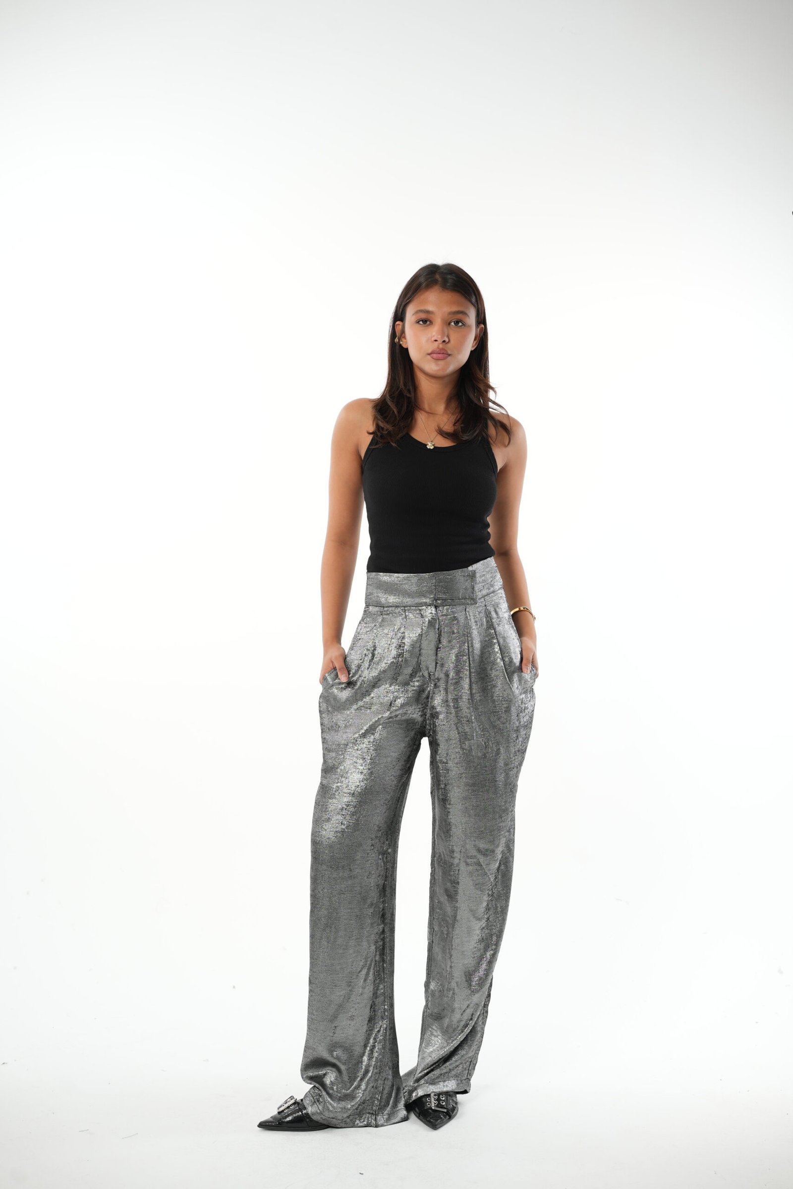 Shimmer Tailored Pants - Image 9