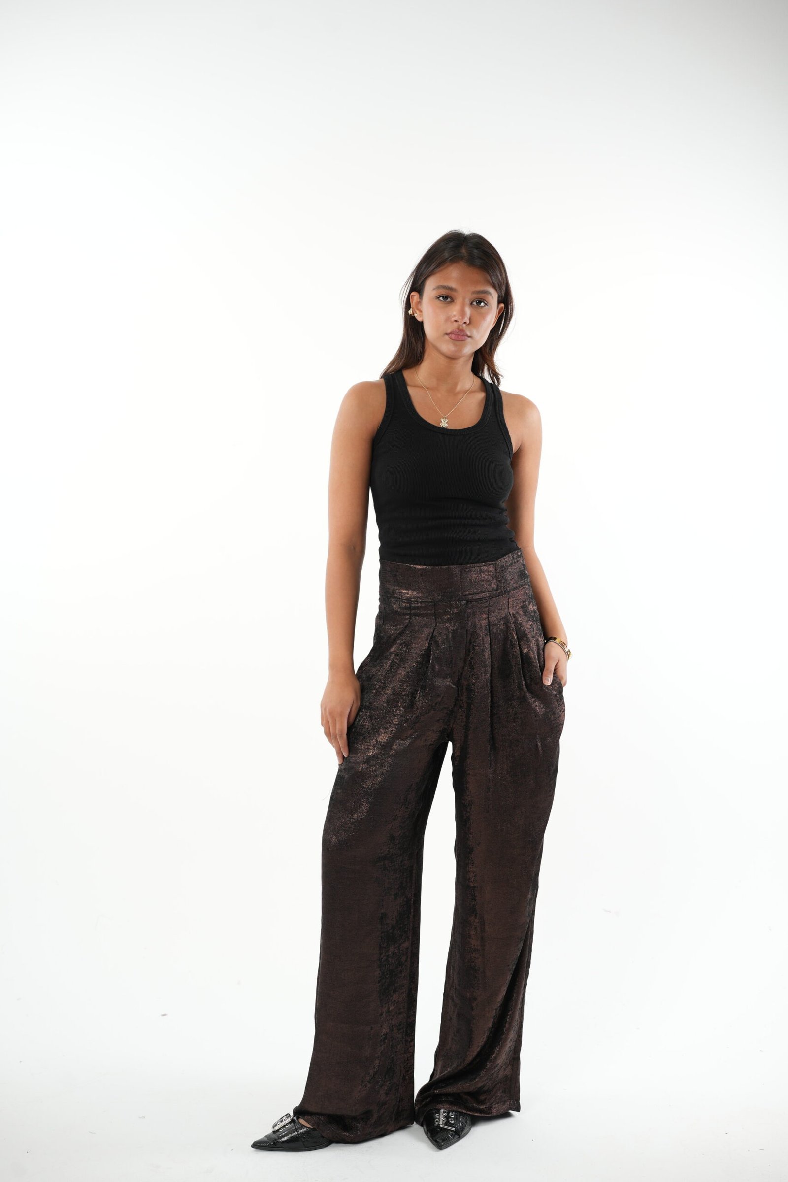 Shimmer Tailored Pants - Image 5