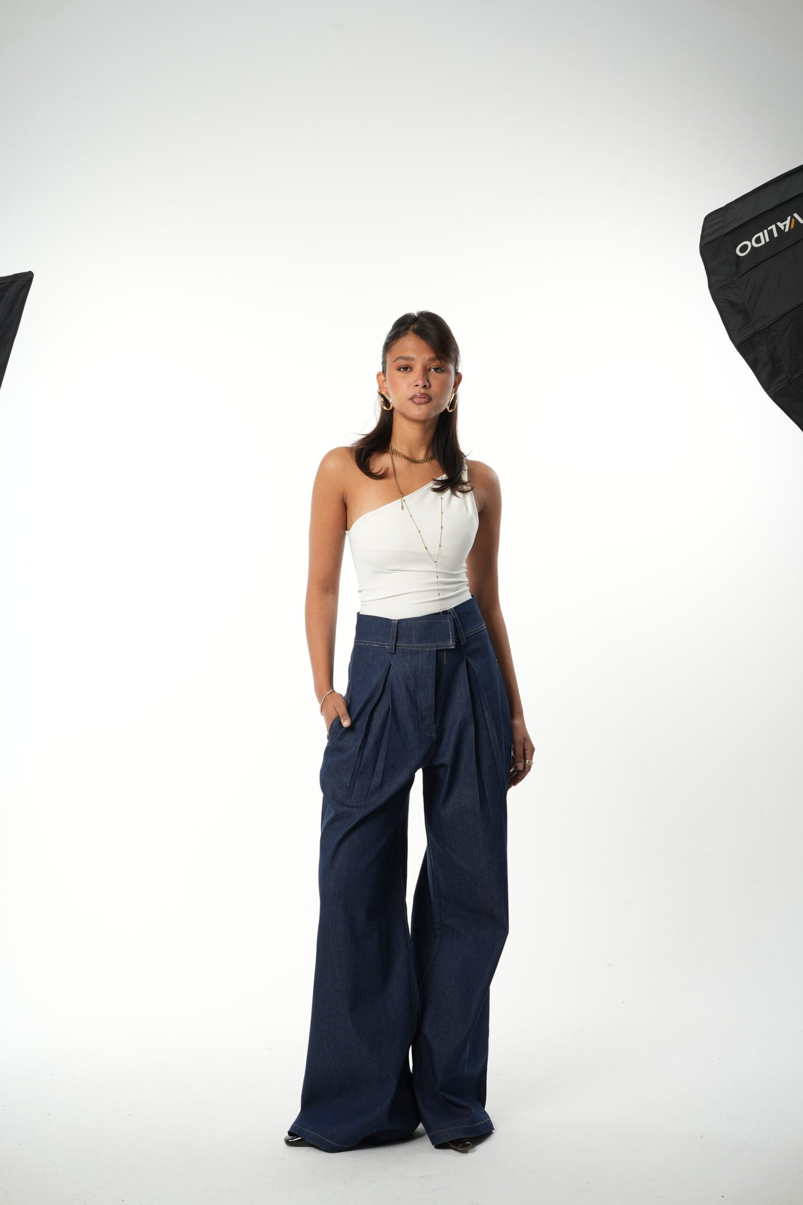 Light Jeans Tailored Pants