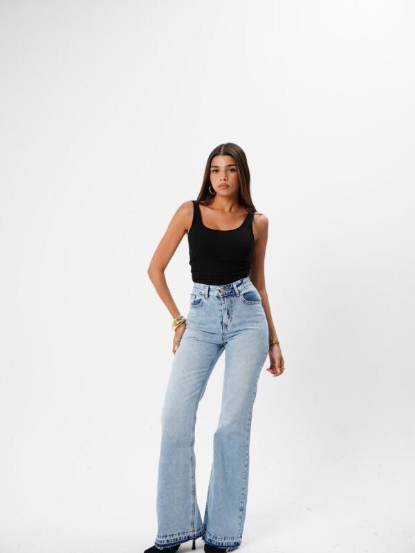 Straight Flare denim