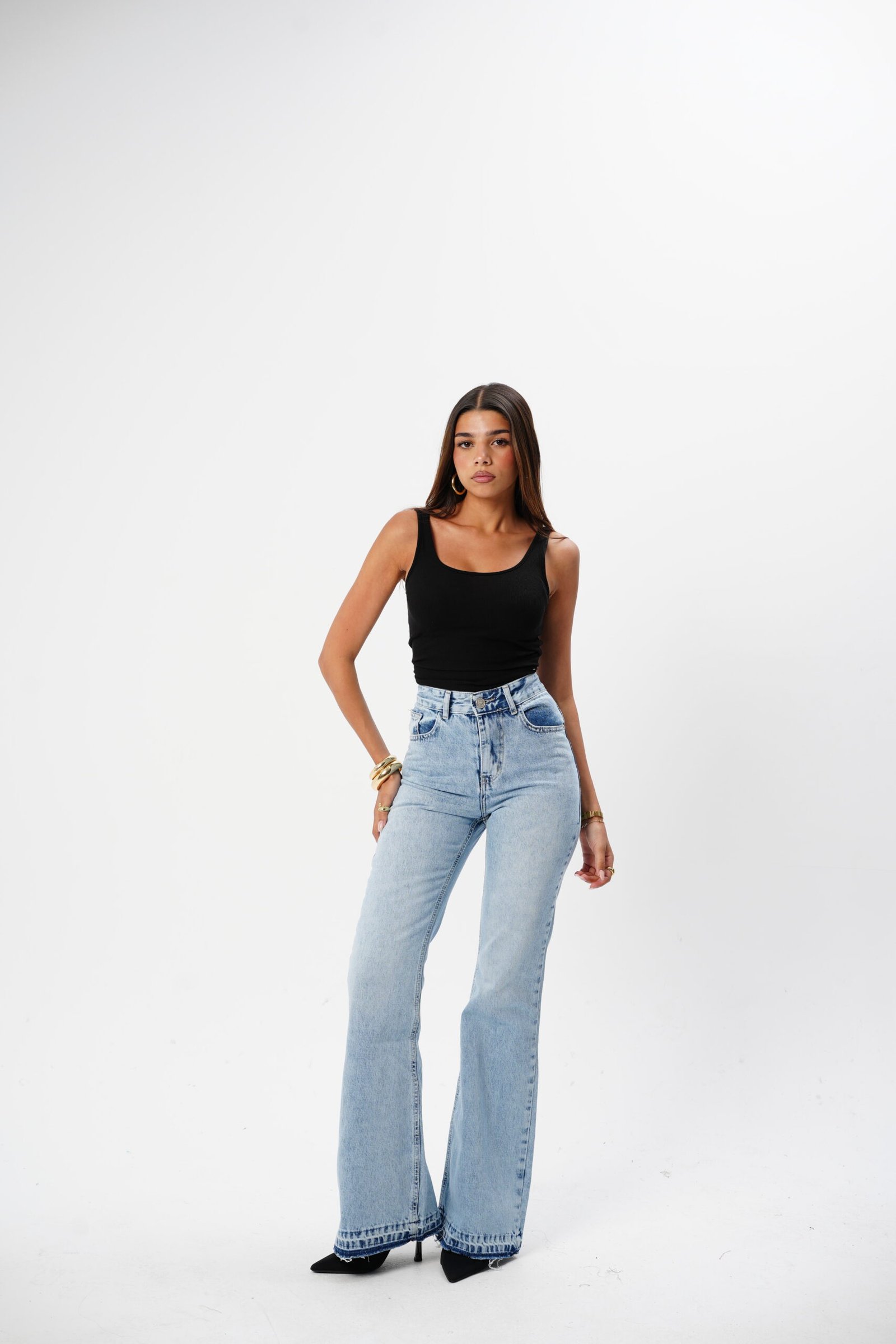 Straight Flare denim