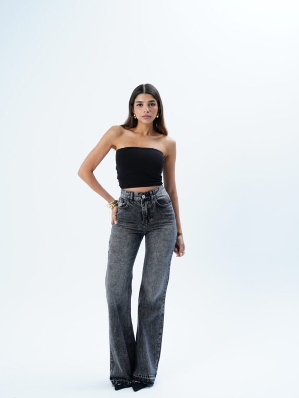 Black Straight Flare