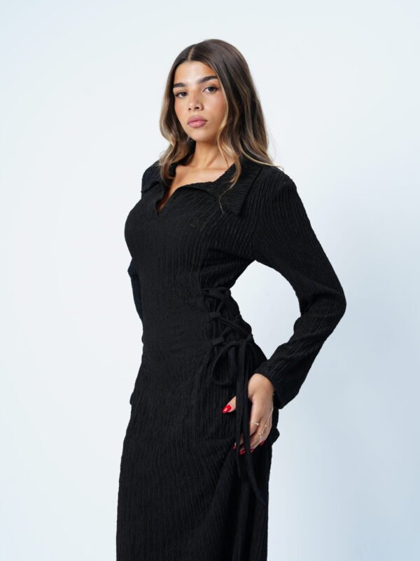 Side Corset Dress Long sleeves