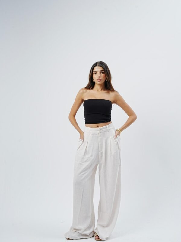Pure linen Tailored Pants