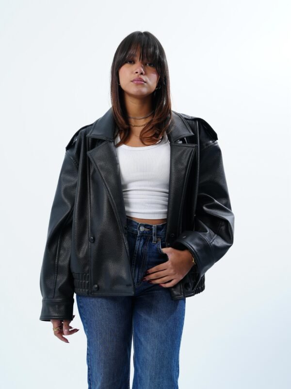 BASIC LEATHER JACKET