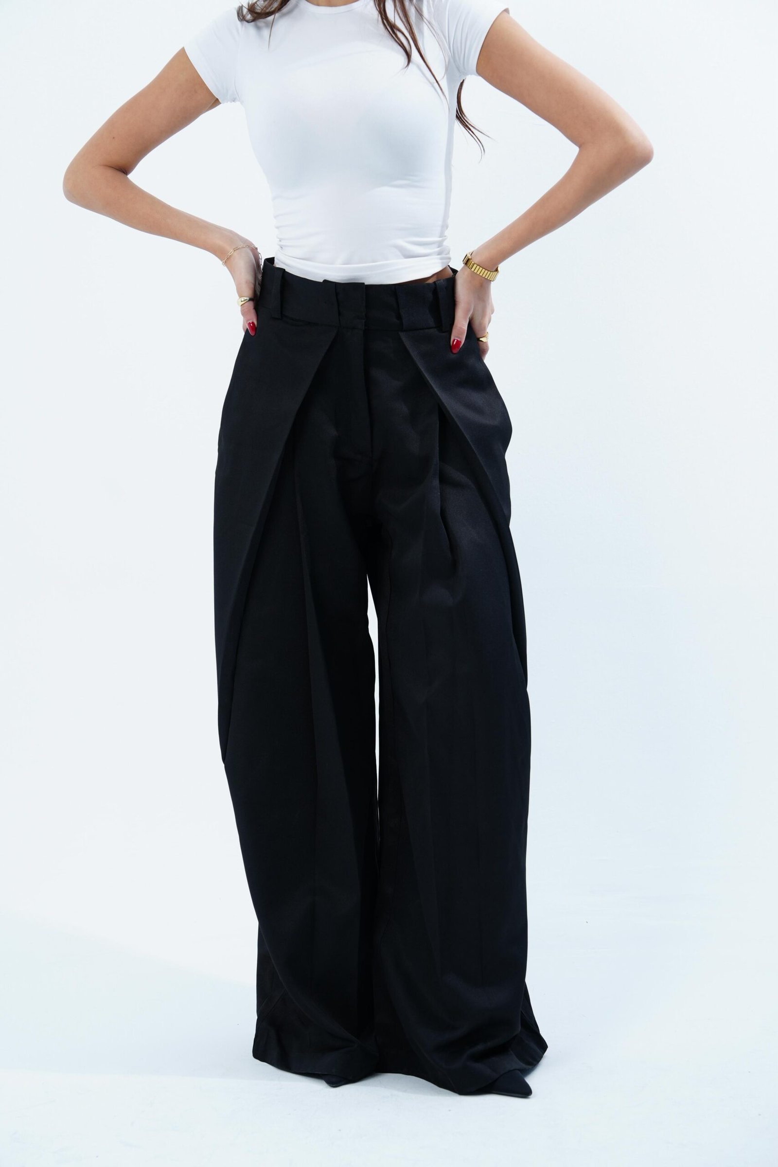 FOLDED TAILORED PANTS - Image 25