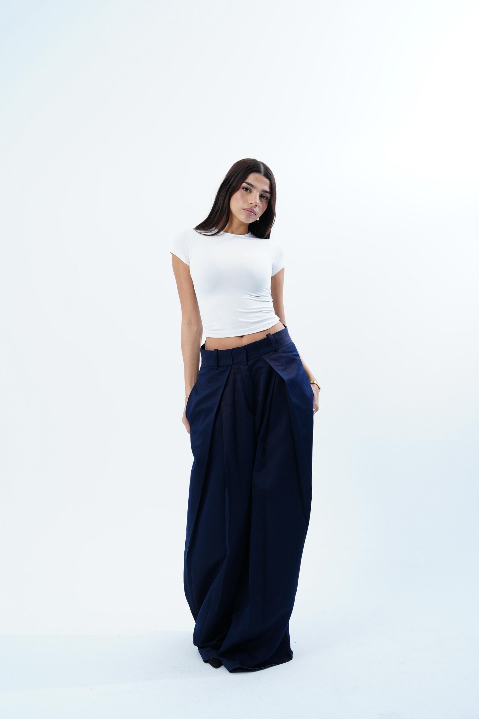 FOLDED TAILORED PANTS - Image 5