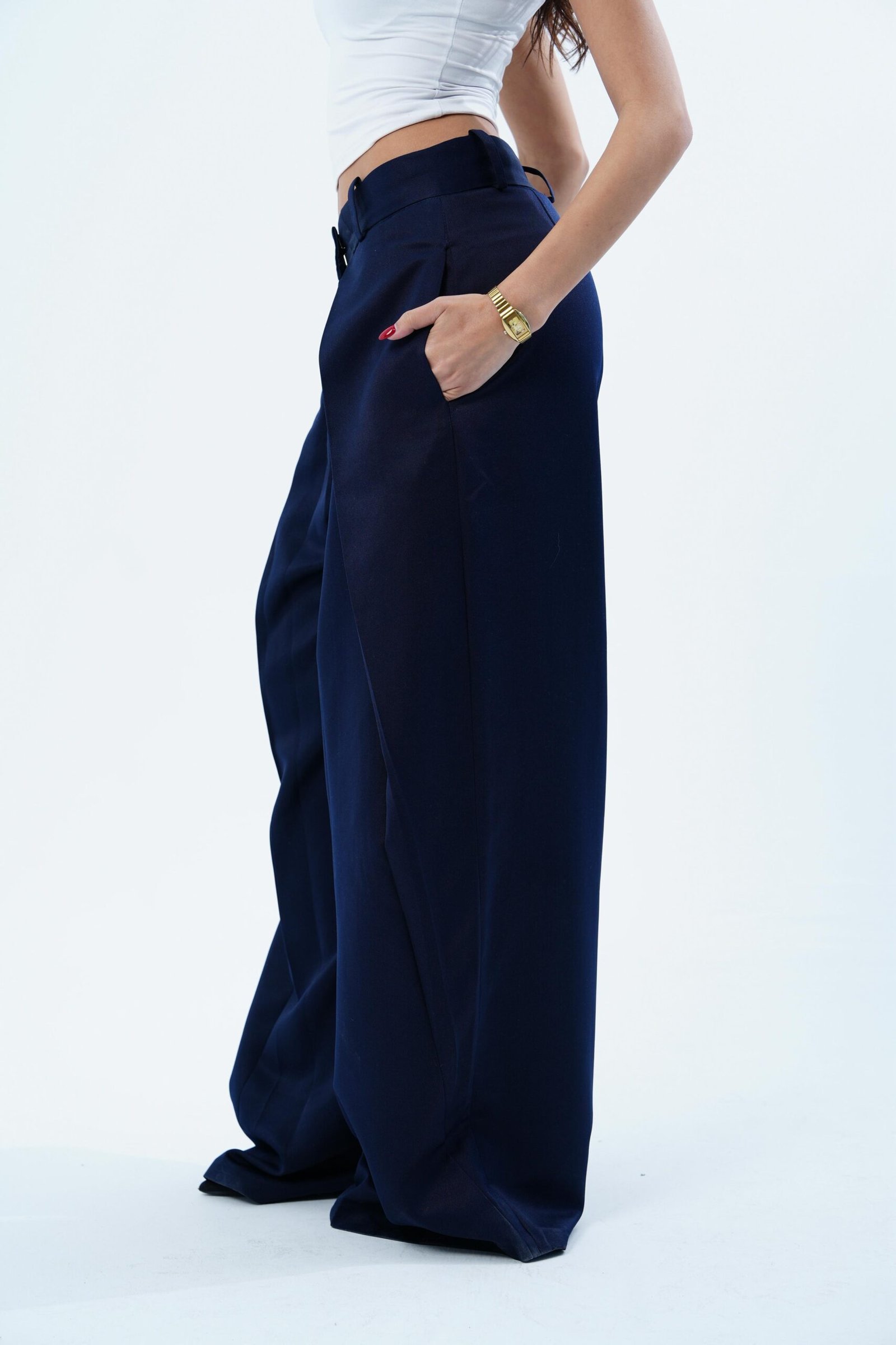 FOLDED TAILORED PANTS - Image 4