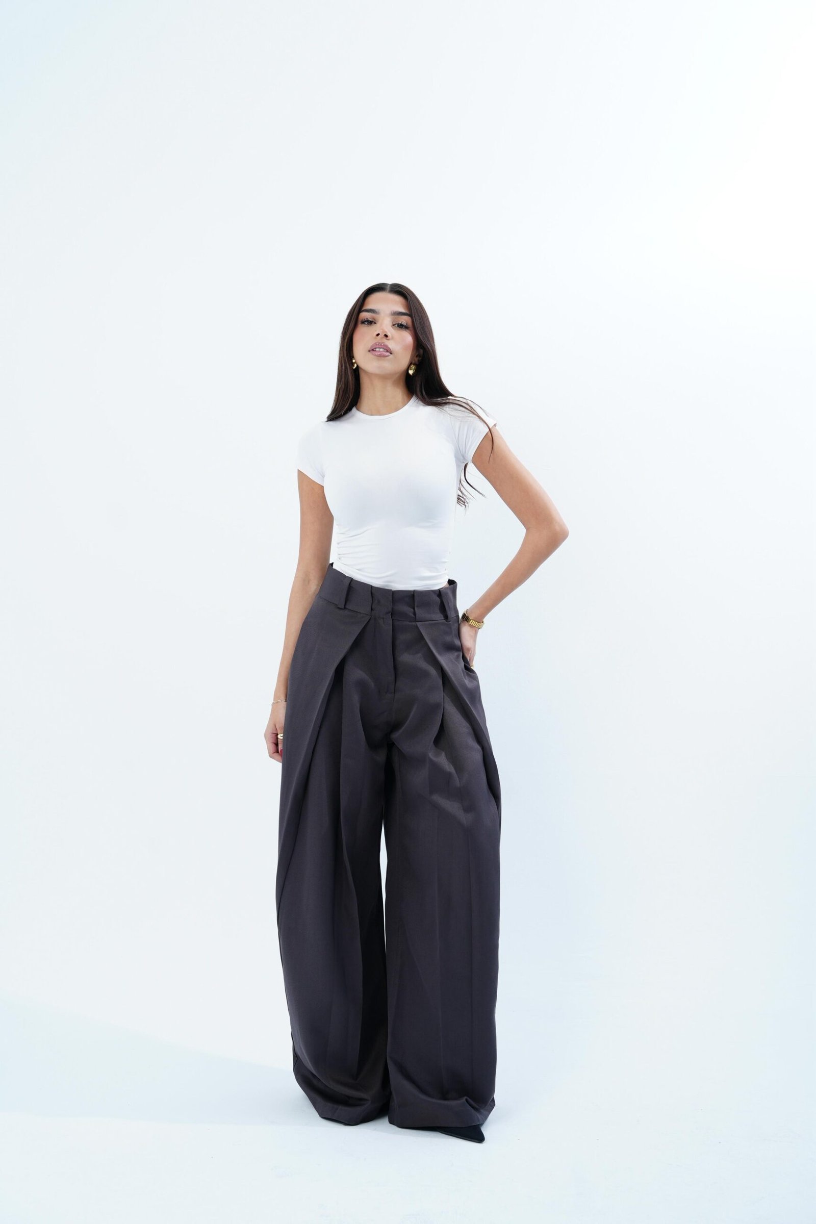 FOLDED TAILORED PANTS - Image 13