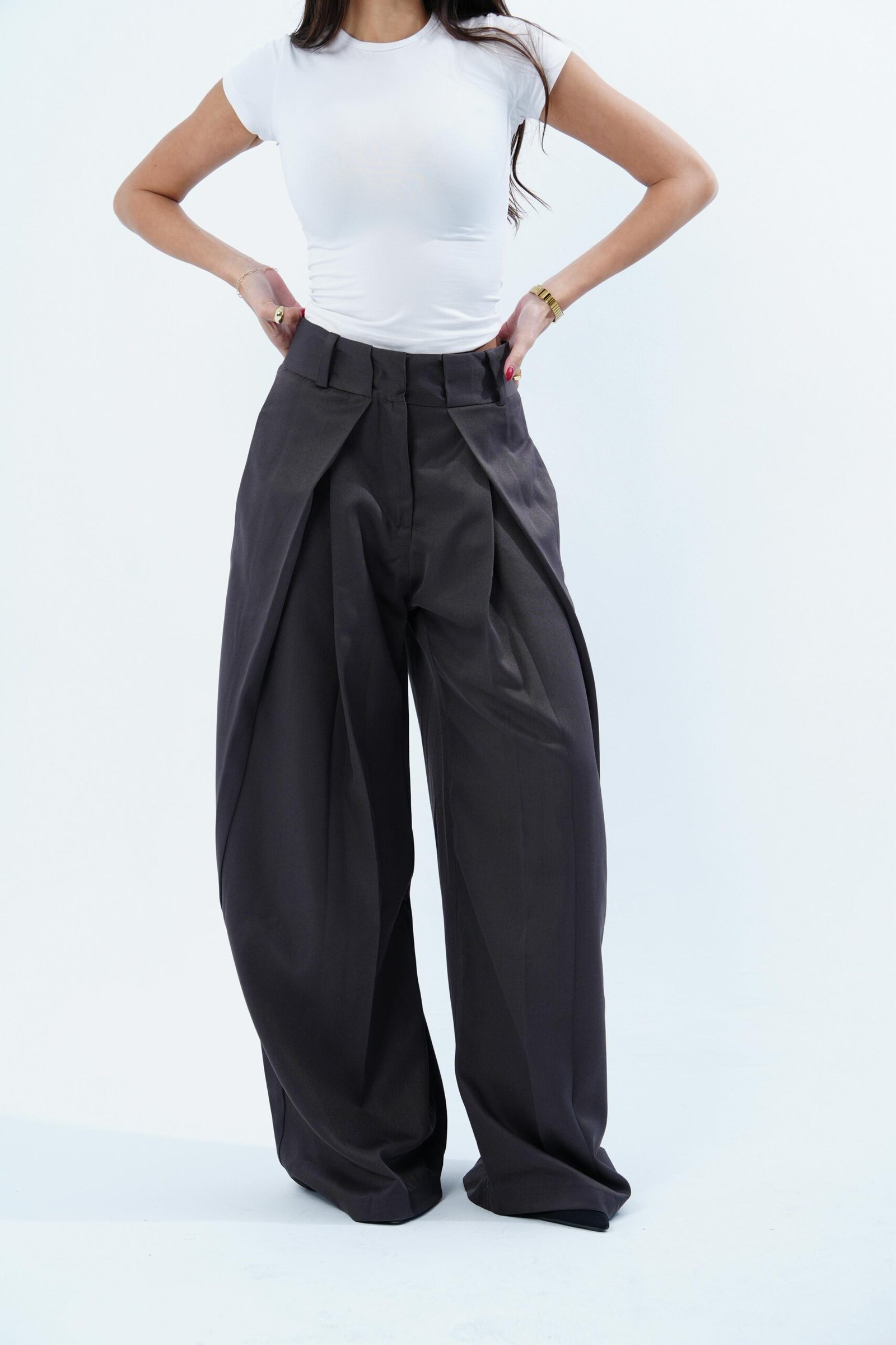 FOLDED TAILORED PANTS - Image 11