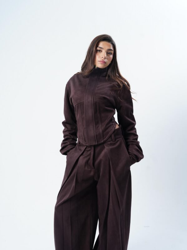 THE CORSET SUEDE JACKET