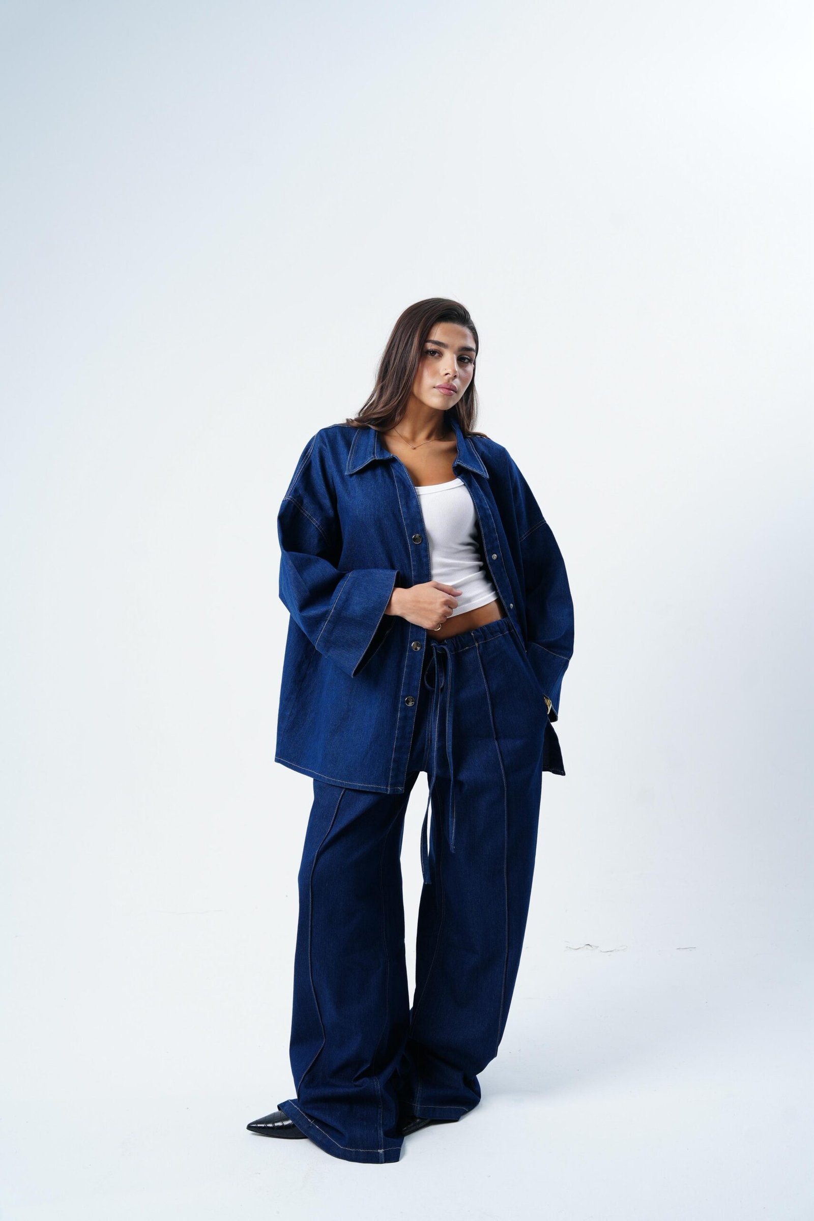 light jeans oversized Chemise