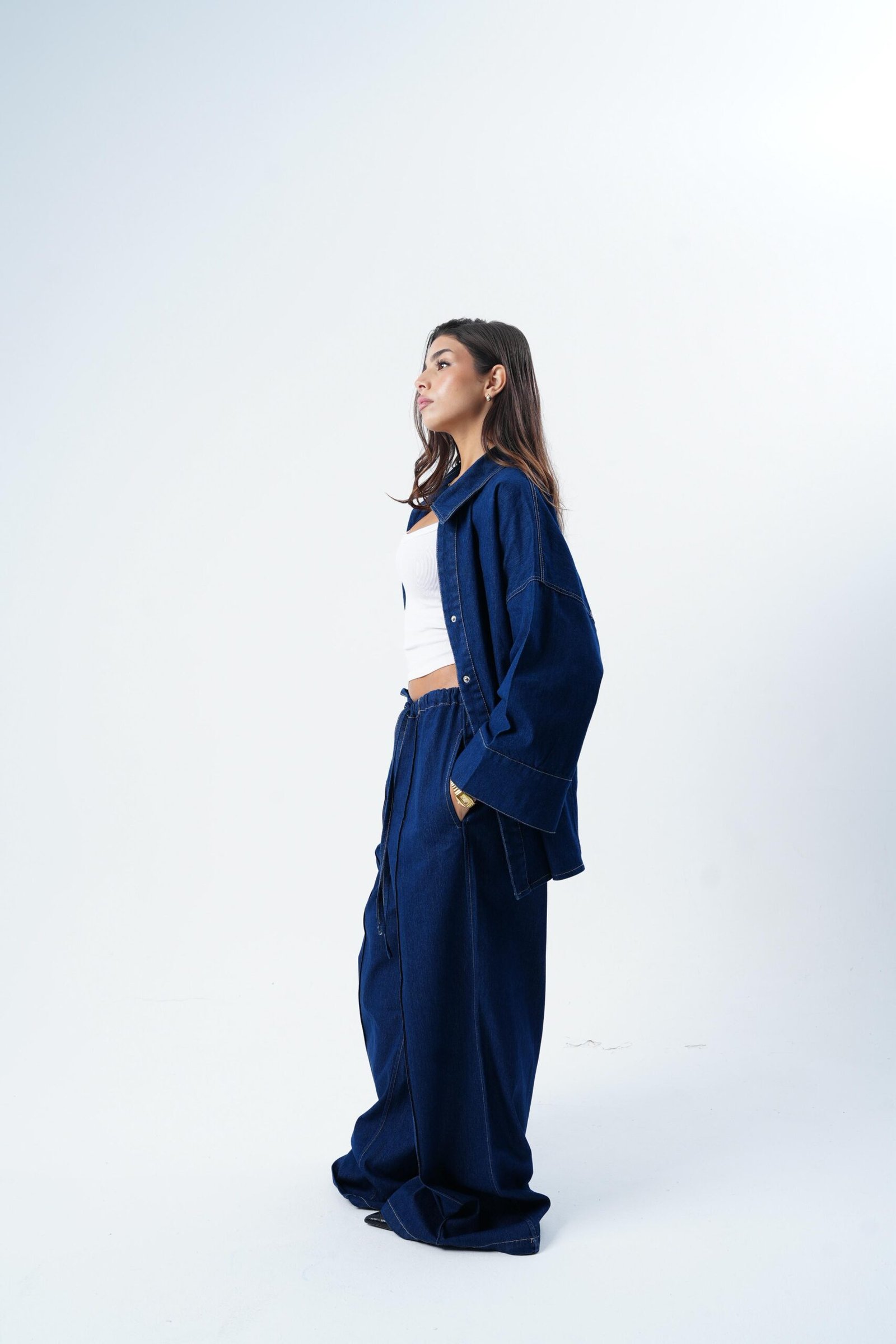 light jeans oversized Chemise - Image 6