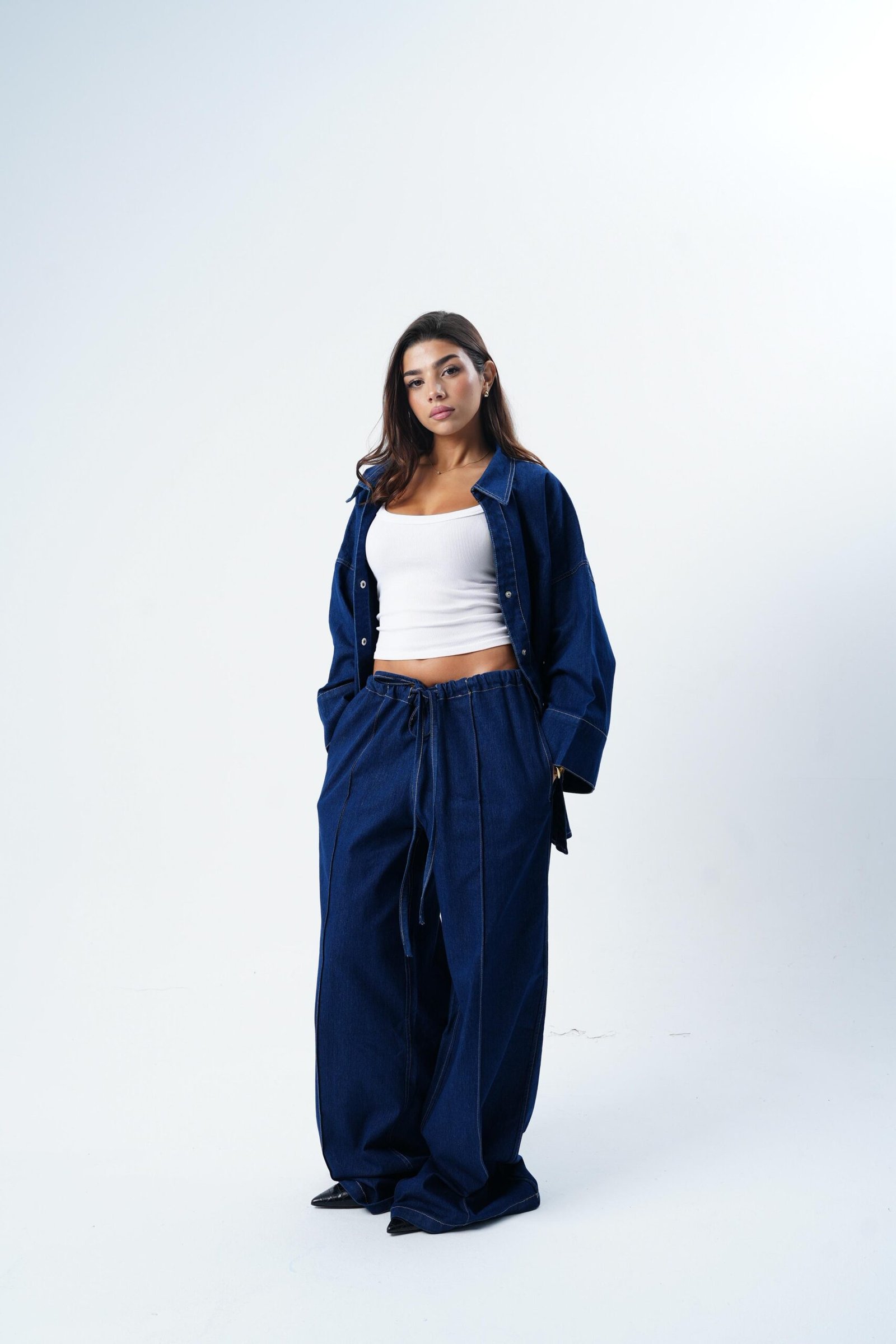 light jeans oversized Chemise - Image 5