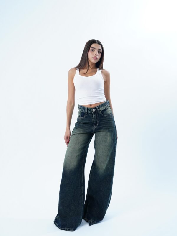 Dirty Blue EXTRA BAGGY LONG FIT DENIM