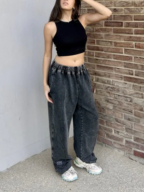 Washed track pants - Image 2