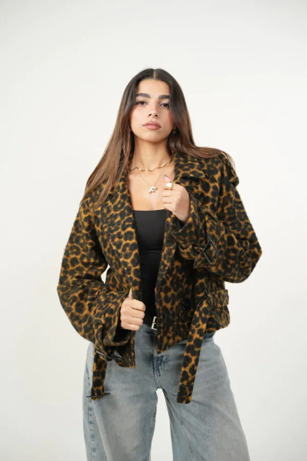 Leopard coat