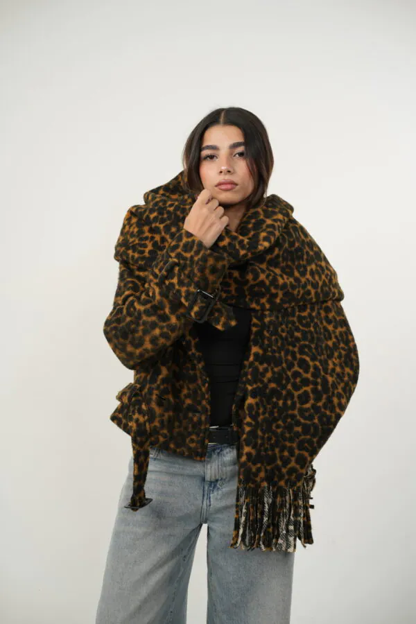 Leopard coat - Image 4